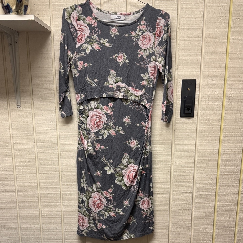 Floral Nursing Dress Maternity Nursing Mama